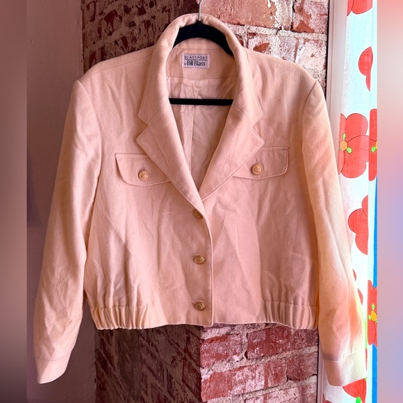 bill blass Jackets & Blazers - 90’s wool cropped jacket